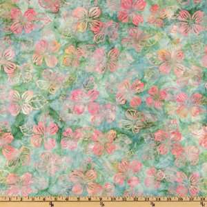  44 Wide Artisan Batiks Splendid Floral Rose Fabric By 