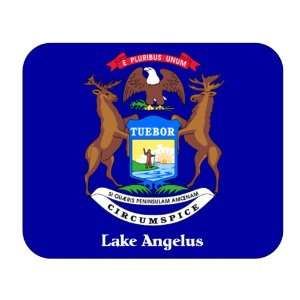  US State Flag   Lake Angelus, Michigan (MI) Mouse Pad 