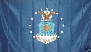 Air Force United States USAF Logo 3 x 5 Flag Banner  