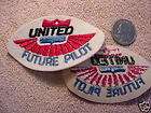 VINTAGE OLD 70S UNITED AIRLINES FUTURE PILOT CAPTAIN EMBROIDERED 