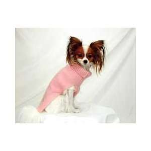  Fuzzy Pink Blended Angora Dog Sweater (XXSmall)