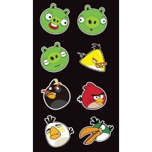 Jumbo Angry Birds 8 Pack Combo Vinyl Wall Decals   Each Decal is 8 X 