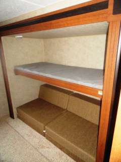 pick you up at the airport double slide sleeps 11 rear double bunk bed 