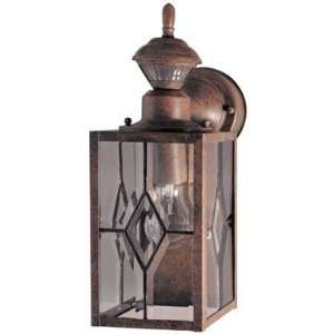  Heath Zenith Motion Activated Mission Style Porch Lantern, Painted 