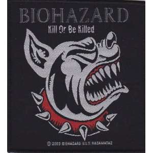  Biohazard Kill Or Be Killed Metal Music Band Woven Patch 