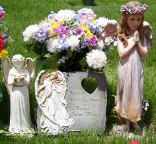Memorial Garden Angel Stepping Stone Remembrance Decor 089945380194 