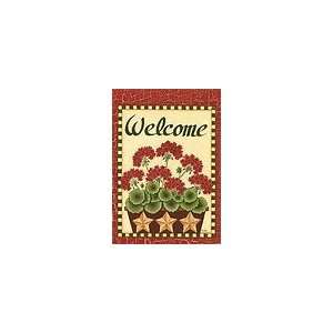  Star Struck Geraniums Large Flag Welcome Flowers Patio 