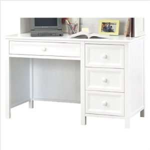  Woodland Wood Computer Desk in White
