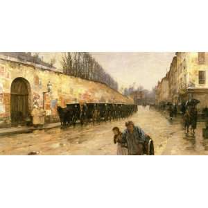Hand Made Oil Reproduction   Frederick Childe Hassam   24 x 12 inches 