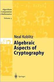   , Vol. 3, (3540634460), Neal Koblitz, Textbooks   