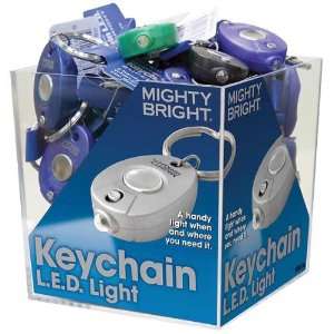  Mighty Bright LED Keychain (Assorted 48 Piece Cube 