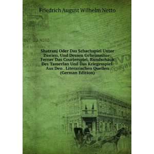   Quellen (German Edition) Friedrich August Wilhelm Netto Books