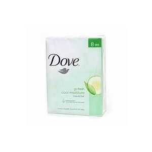  Dove Beauty Bar, Cool Moisture Cucumber & GreenTea 4pak 