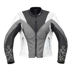 Womens Anouke Jacket White/Gunmetal EURO Size 46 Alpinestars 311000 