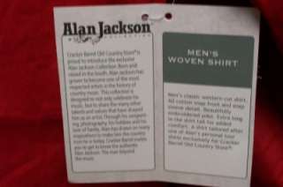ALAN JACKSON Exclusive collection signed dress shirt  
