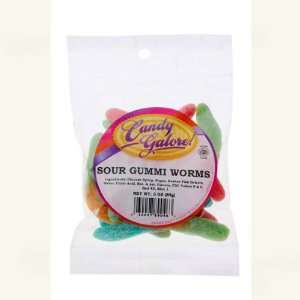  Sour Gummi Worms By Candy Galore Case of 12 x 6 oz Health 