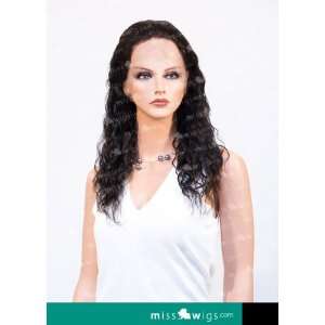  Natural Wavy 16 Full Lace Wig 100% Indian Remy Hair 