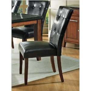 Granite Bello Parsons Chair, Black by Steve Silver   Cherry (MG500S 