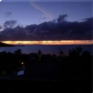 Antigua Sun goes by   Antuiga, and Barbuda   Wrapped Canvas Sunset 