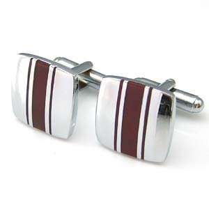  Shining silver Maroon Shelby Racing Stripes Straight Post 