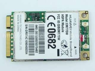 NEW UNLOCKED HUAWEI EM770W WWAN 3G HSDPA HSUPA PCI E CARD  