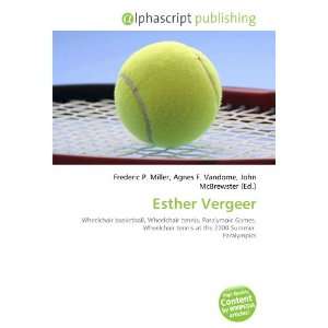  Esther Vergeer (9786132735959) Books