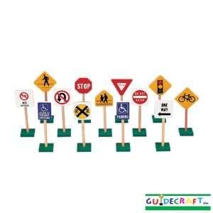  7 Traffic Signs (13/Set) Toys & Games