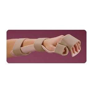 Rolyan Pre formed Resting Pan Mitt Splint with Strapping Right, Color 