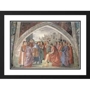 Ghirlandaio, Domenico 38x28 Framed and Double Matted Renunciation of 