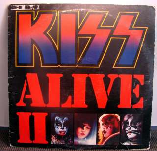 KISS ALIVE II WITH BOOKLET AND ORDER FORM VG+ HEAR IT  