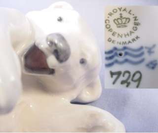 Royal Copenhagen Figurine Polar Bear Cub # 729  