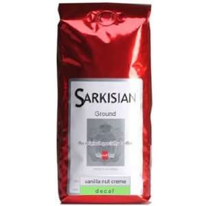 Sarkisian Specialty Gourmet Coffee   12 Oz   Decaf Ground Vanilla Nut 