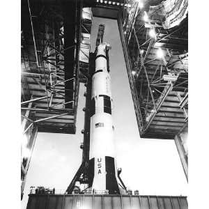  NASA Apollo 9 Saturn V Rocket Rollout 8x10 Silver Halide 