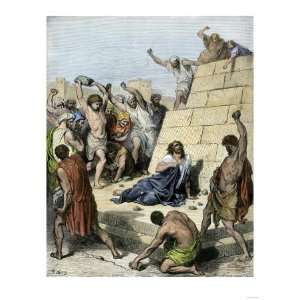  Apostle Stephen Stoned to Death for Preaching Christianity 