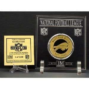    Highland Mint Buffalo Bills 24Kt Gold Game Coin