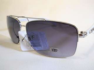 DG Eyewear MEN`S NAVIGATOR Sunglasses & CASE, MOST RECENT White 