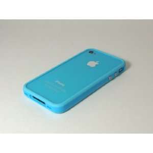  TPU Bumper Frame Case for Apple iPhone 4/ iPhone 4S (Blue 