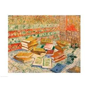 The Yellow Books, 1887 Finest LAMINATED Print Vincent Van Gogh 24x18