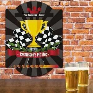  Personalized Pit Stop Racing Sign Bar Pub Wood Sign 