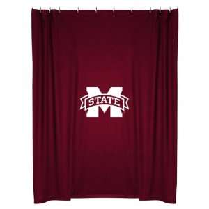  Mississippi State Bulldogs Shower Curtain Sports 