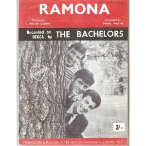  Sheet Music Ramona The Bachelors 179 