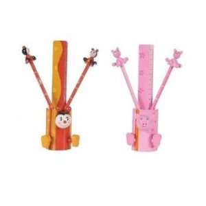  Think Pink Wooden Stationery Pots (Pig) Toys & Games