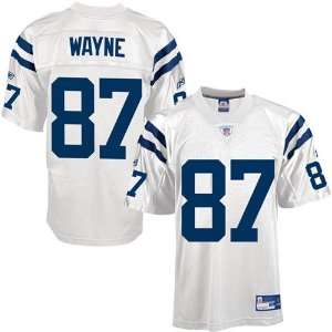  Colts Reggie Wayne Replica White Jersey