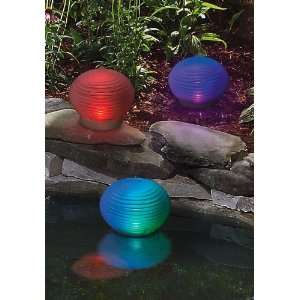  3 Aqua Globes Patio, Lawn & Garden