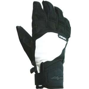  HMK Union Snowmobile Gloves Black/White SM Automotive
