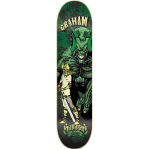  Creature Graham Savages RAW Skateboard Deck   9.0 Sports 