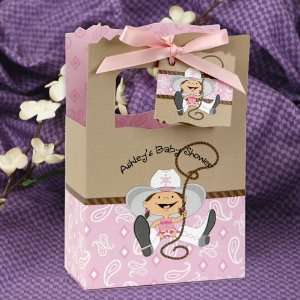   Cowgirl   Classic Personalized Baby Shower Favor Boxes Toys & Games
