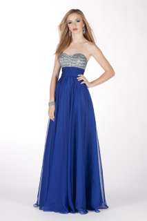 2012 Prom dress   Alyce designs Bdazzle Style 35467 Colbalt Size 10 