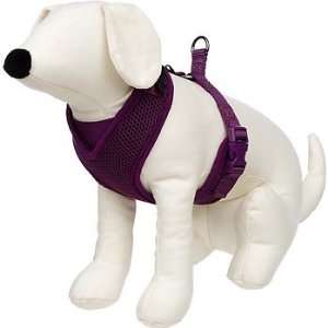     Adjustable Mesh Harness for Dogs in Plum