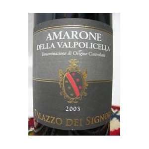  2003 Ardente Amarone Della Valpolicella 750ml Grocery 